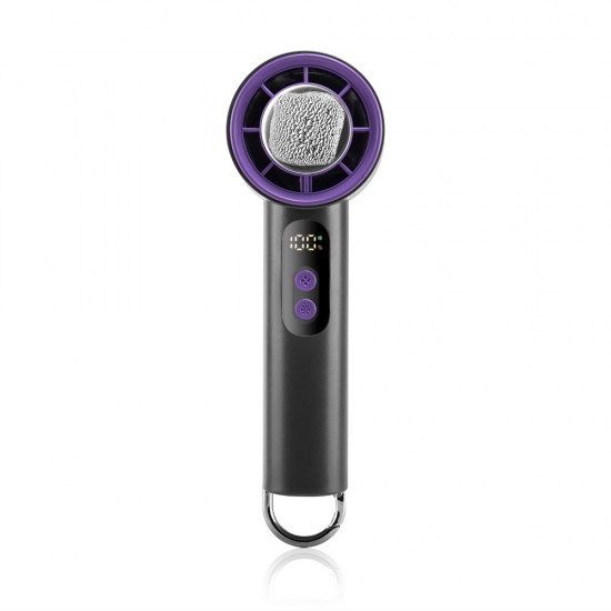 In stock 2025 high-speed handheld cooling small fan 100-speed hook USB mini electric fan digital display ice compress wholesale In stock 2025 high-speed handheld cooling small fan 100-speed hook USB mini electric fan digital display ice compress wholesale