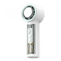 2025 cross-border new fan usb charging handheld high speed turbine fan mini portable ice cooling fan