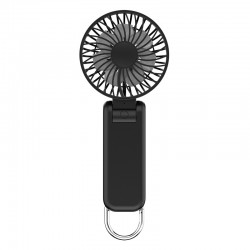 New desktop electric fan, folding, large capacity, portable, outdoor, USB charging, handheld neck hanging small fan