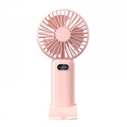 New USB mini handheld fan portable customized logo customized employee gift desktop silent five-speed wind speed