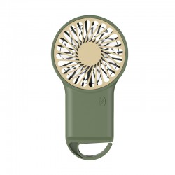 Cross-border small fan custom-made logo printed handheld portable desktop USB charging mini gift engraving opening event