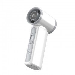 2025 new cross-border violent fan, brushless handheld rechargeable small fan, 100-speed fan, handheld high-speed fan