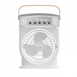 Cross-border new small waist five-hole spray fan humidification cooling spray fan small air conditioner mini electric fan night light
